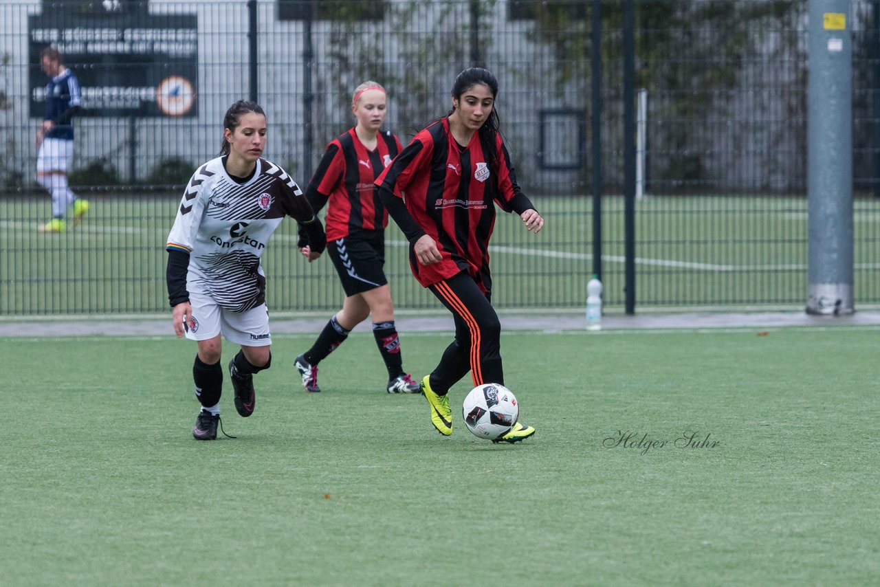 Bild 297 - B-Juniorinnen FC St.Pauli . Braedstrup IF : Ergebnis: 4:1